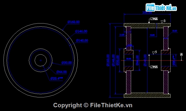 Bản vẽ chi tiết,hồ sơ bản vẽ,chi tiết dung sai,dung sai kích thước bản vẽ